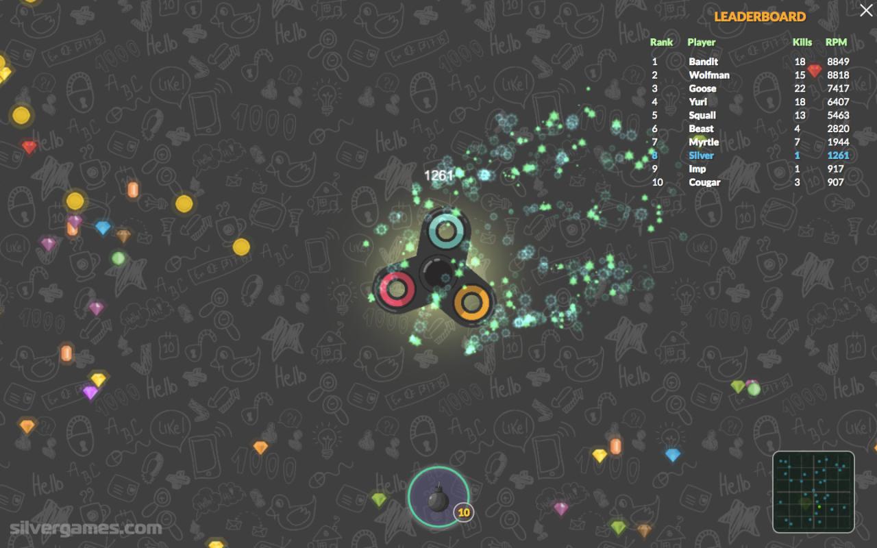 MegaSpin.io - Play Online on SilverGames 🕹️